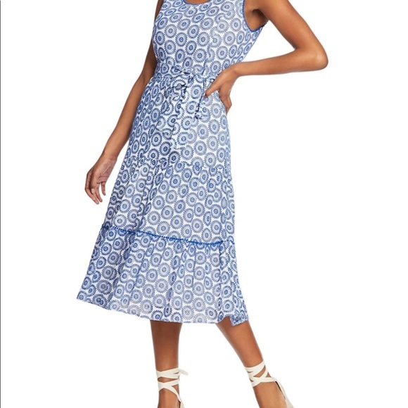 Draper James Eyelet Tiered Dress - Picture 2 of 4